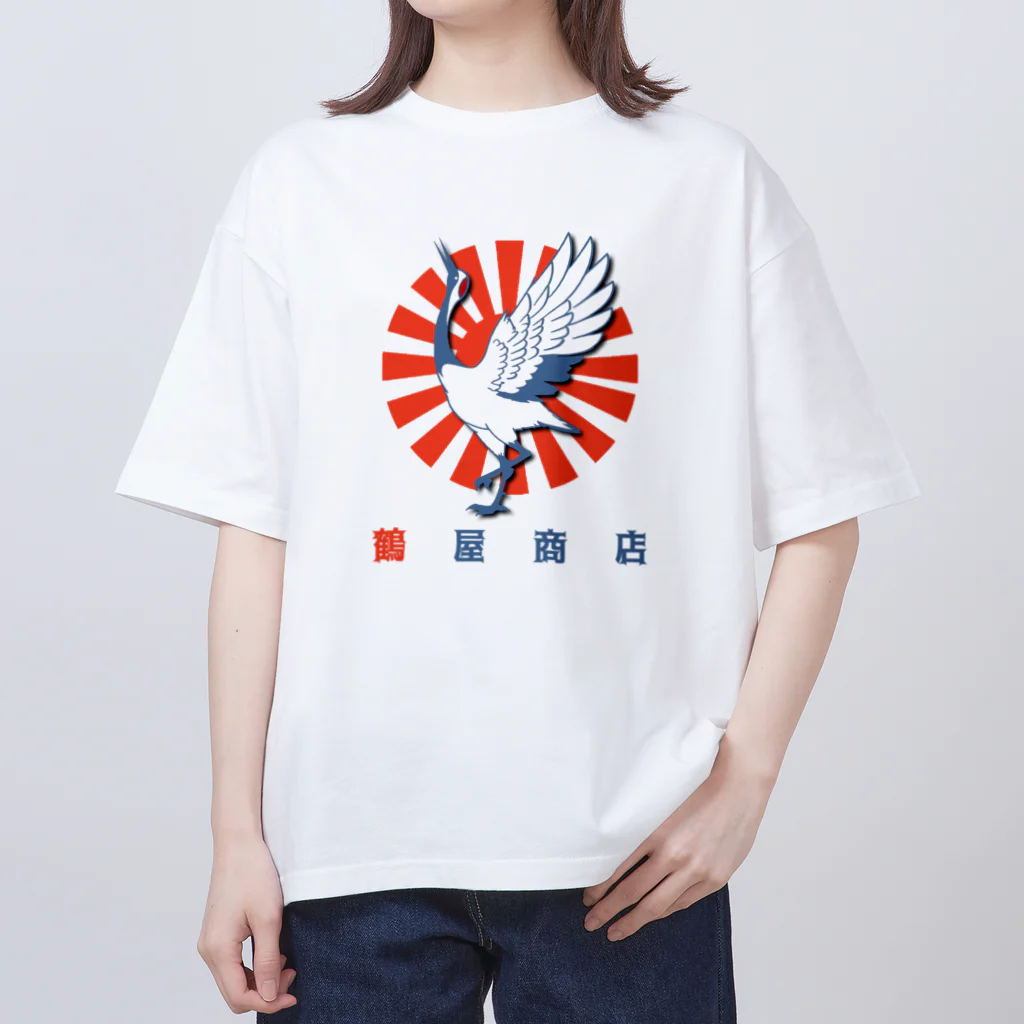 鶴屋商店の【鶴屋商店】日章鶴 オーバーサイズTシャツ