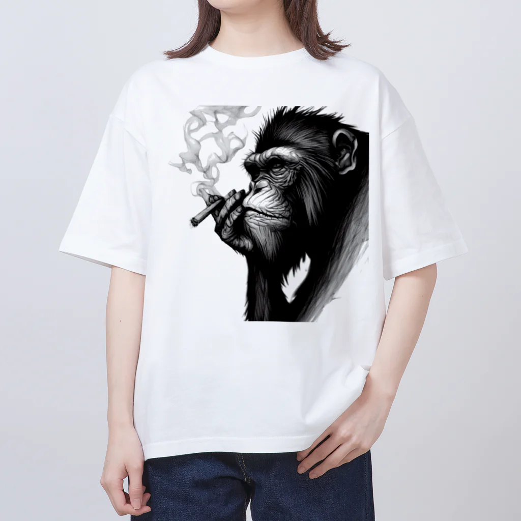 SOSTYLEのダンディーSARU Oversized T-Shirt