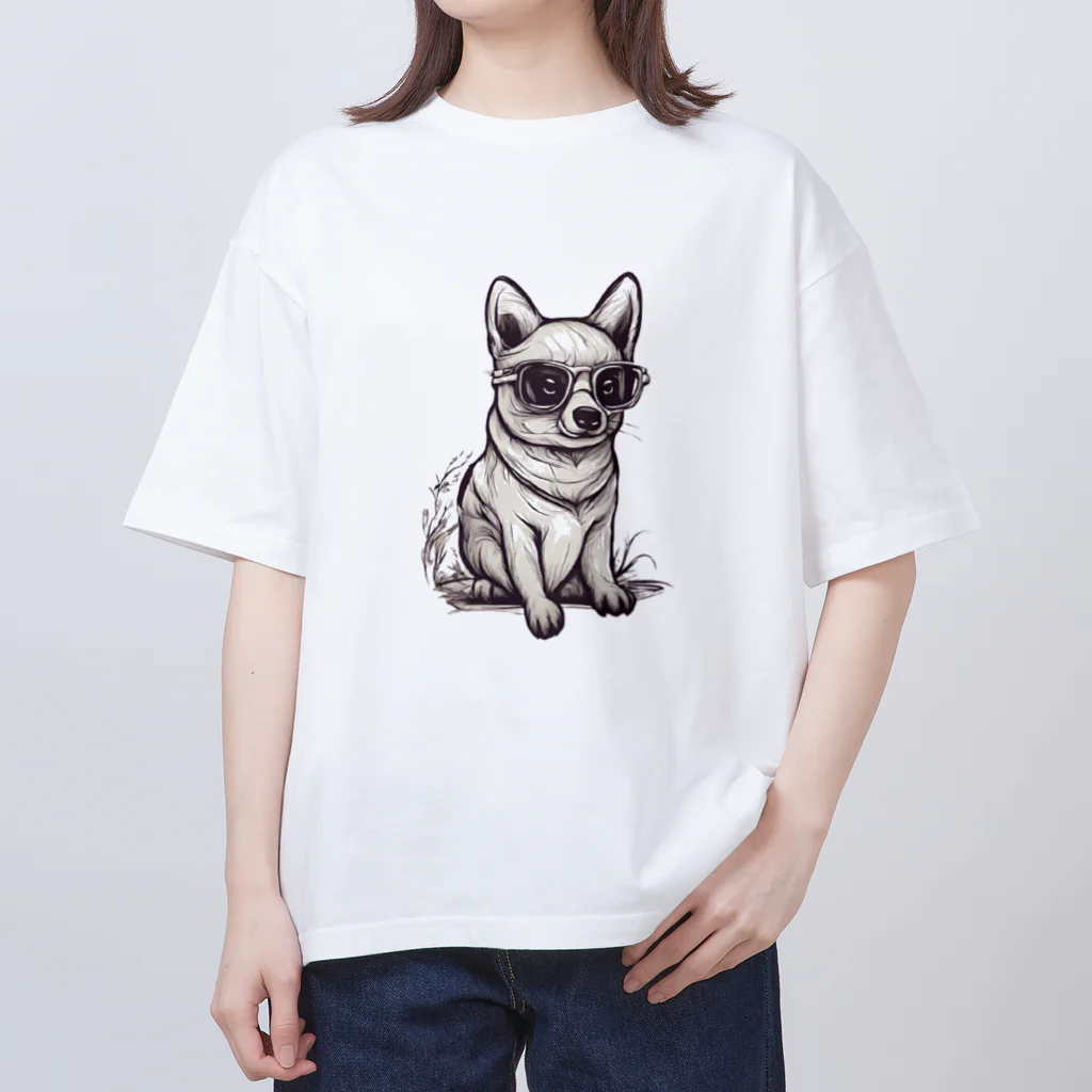 まにもにのボスドッグ オーバーサイズTシャツ