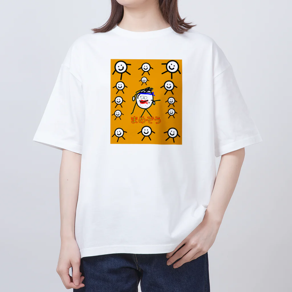 放課後等デイサービス ライフステップ創のまめぞう オーバーサイズTシャツ