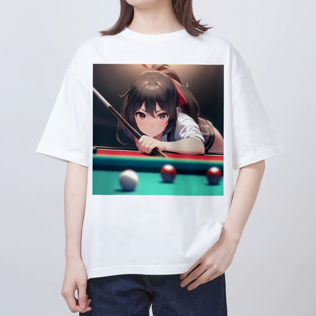 keita spade♠️の　ビリヤード女子　楓 オーバーサイズTシャツ