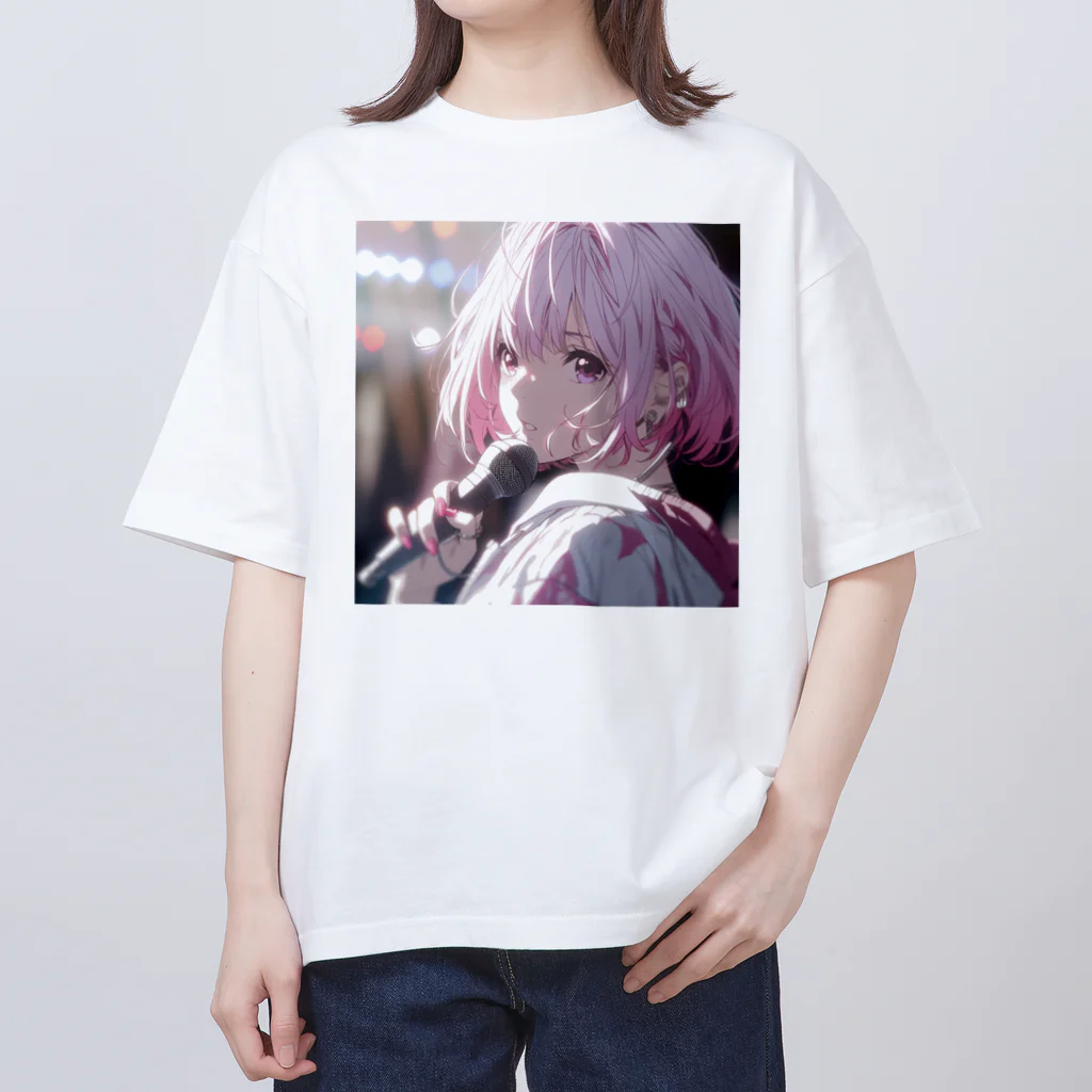 ぶーたんのステージ上の歌姫の輝き オーバーサイズTシャツ