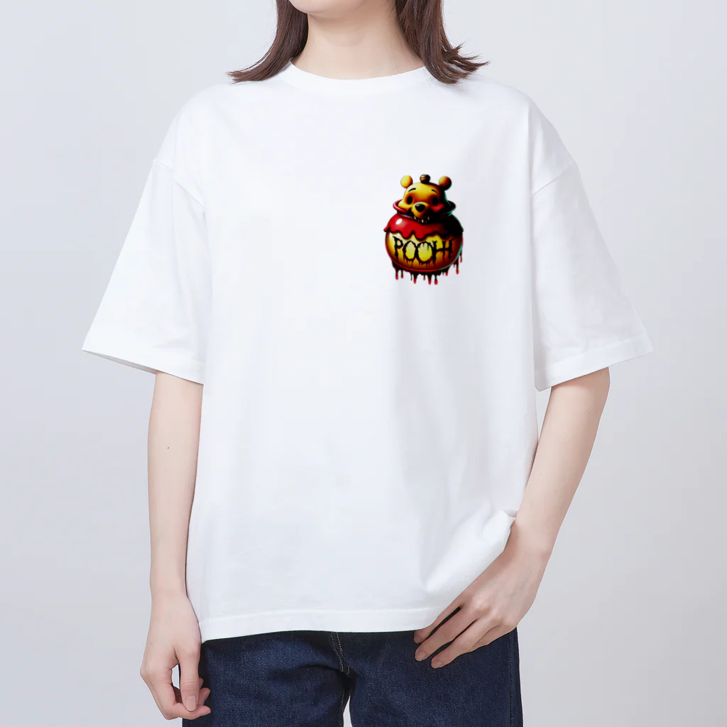 ANHの恐怖のプー オーバーサイズTシャツ