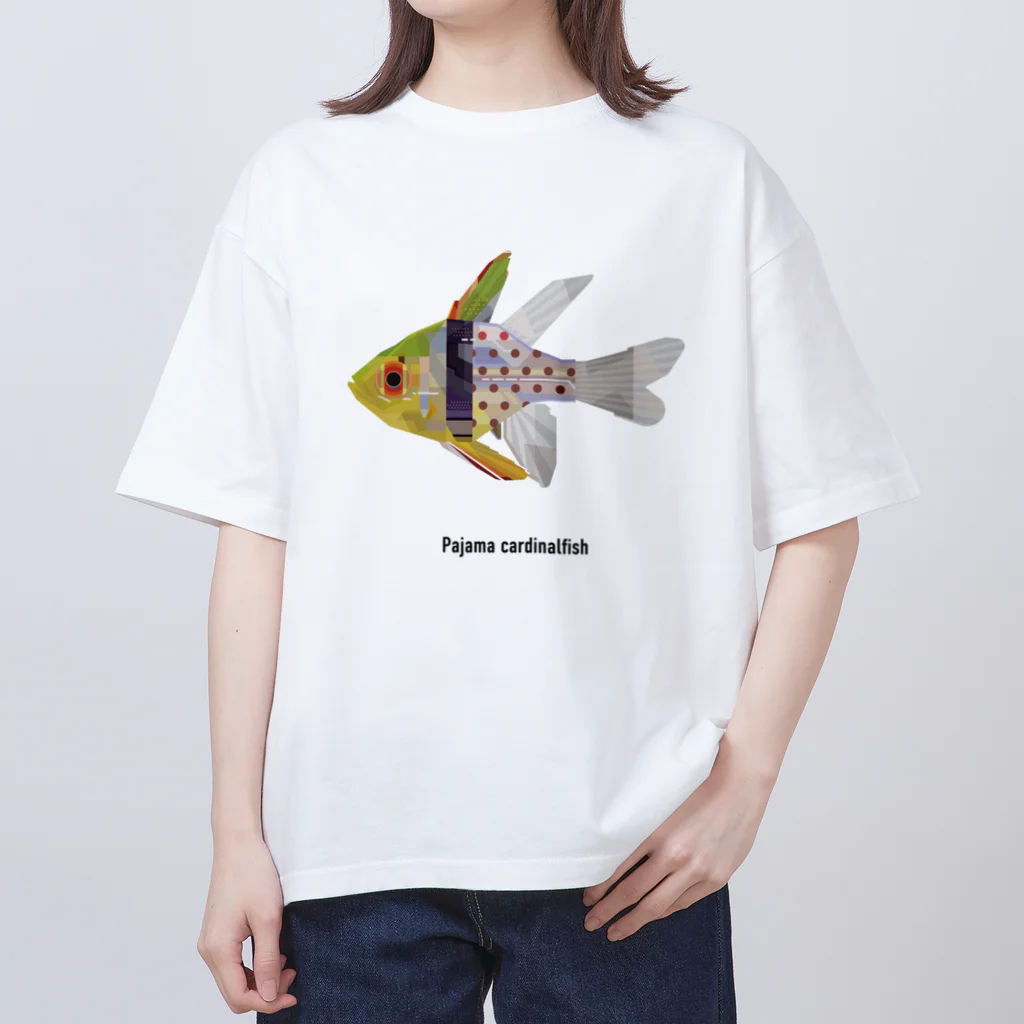 SHANO'S AQUARIUM SHOPのマンジュウイシモチ オーバーサイズTシャツ