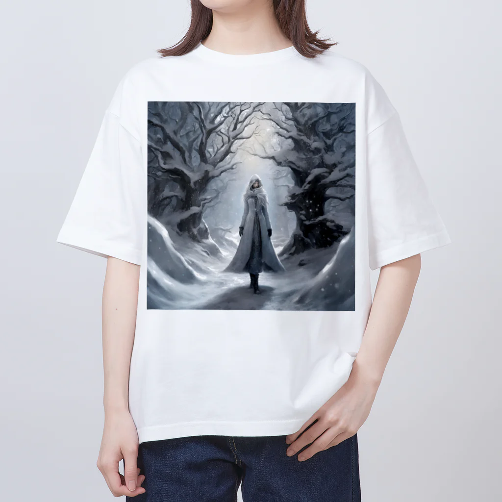 花和の雪の魔女 Oversized T-Shirt