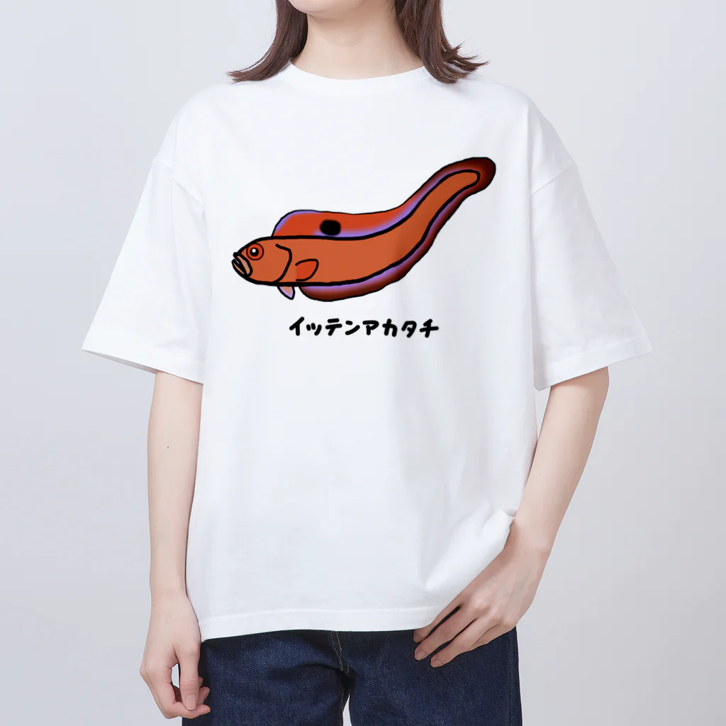 脂身通信Ｚの【魚シリーズ】イッテンアカタチ♪231103 Oversized T-Shirt