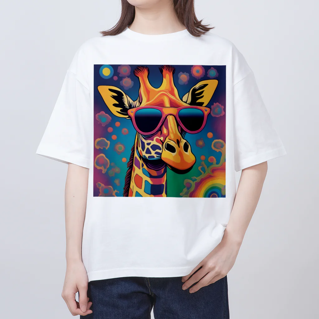 Anniversary TRIBEのパーリーキリン Oversized T-Shirt