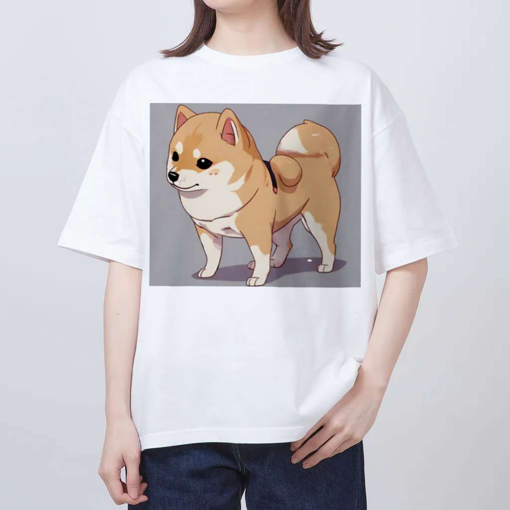 nCOSMOSのしば犬のかわいらしいキャラクターグッズが登場！" オーバーサイズTシャツ