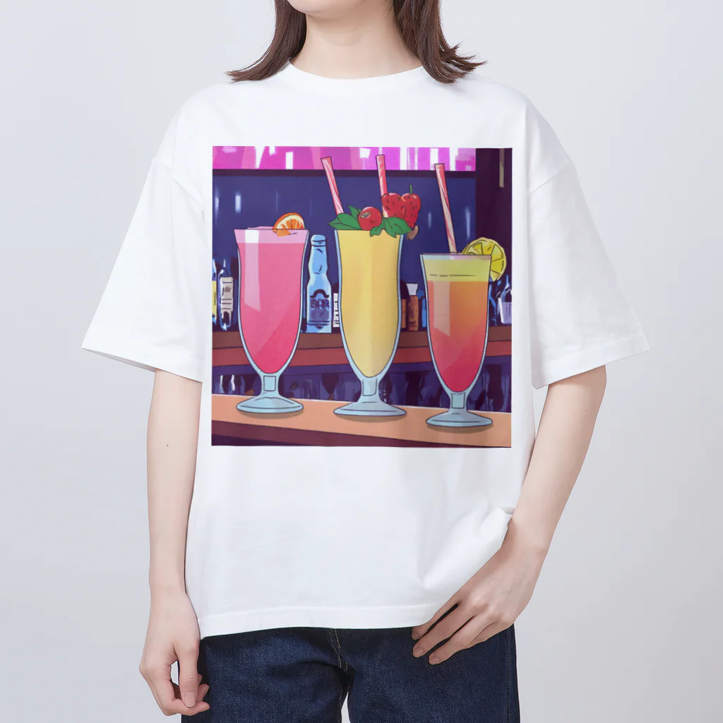 momoka_momoのカクテル Oversized T-Shirt