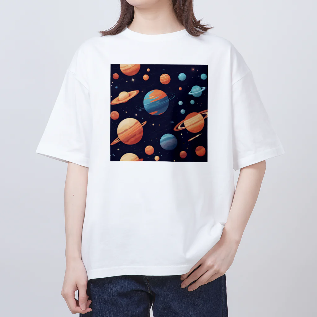 おしゃれなグッズ集の惑星　グッズ オーバーサイズTシャツ