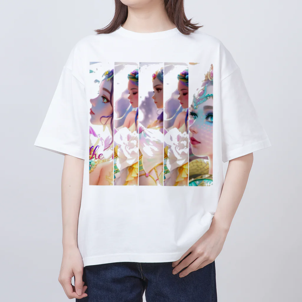 💖宇宙整体♪🌈♪こころからだチャンネル♪💖の宇宙に感謝　愛は祈りなり。 オーバーサイズTシャツ