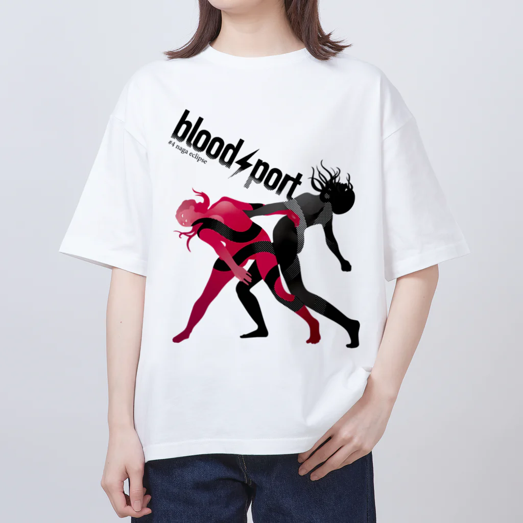 bloodsportの#4 naga eclipse オーバーサイズTシャツ