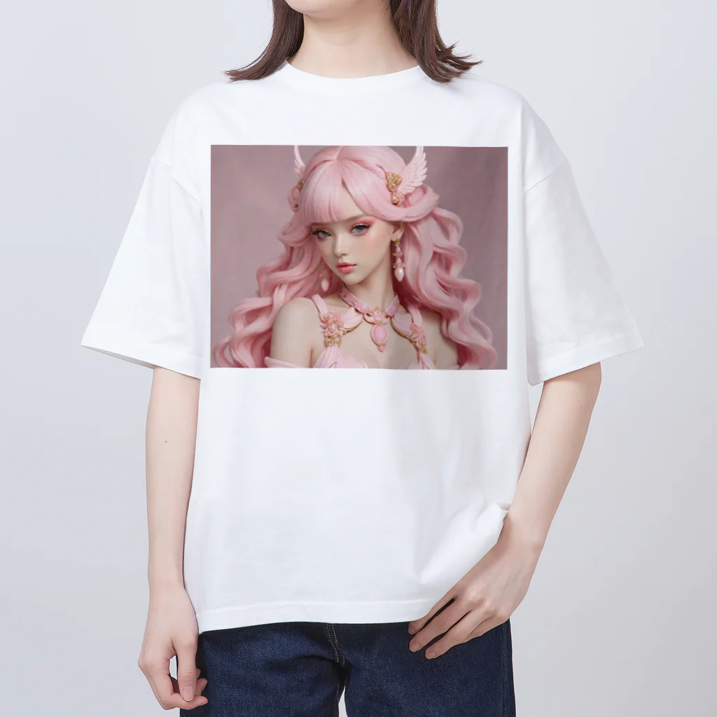 coco_angelのピンクダイヤモンドの女神 - アリアンナ・ロゼッタ オーバーサイズTシャツ