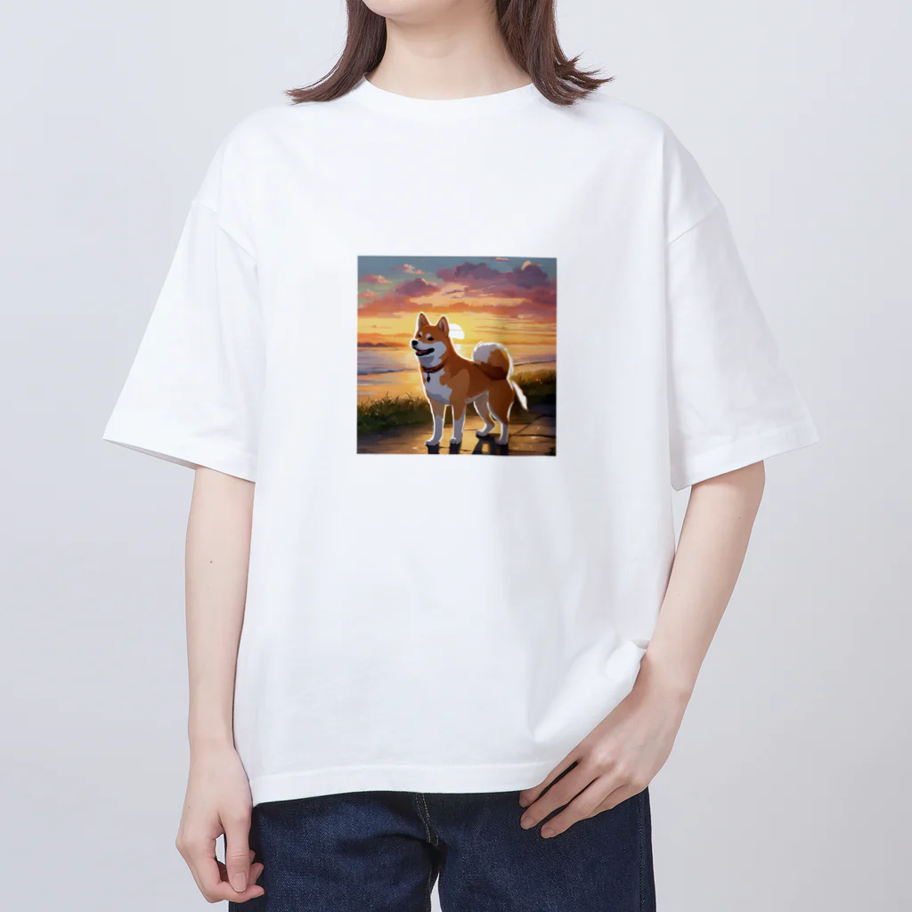 chibiwasaのSHIBA オーバーサイズTシャツ