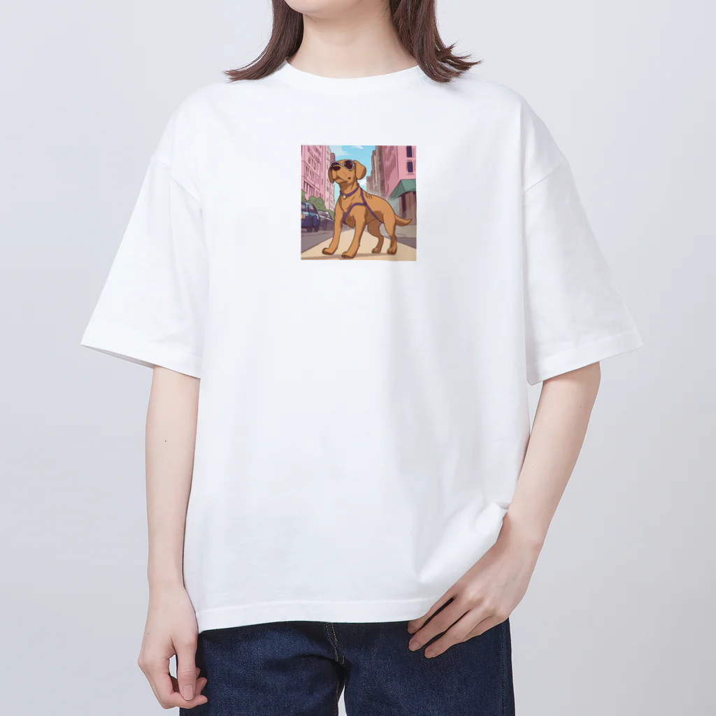 candokysの街ゆくDOG Oversized T-Shirt