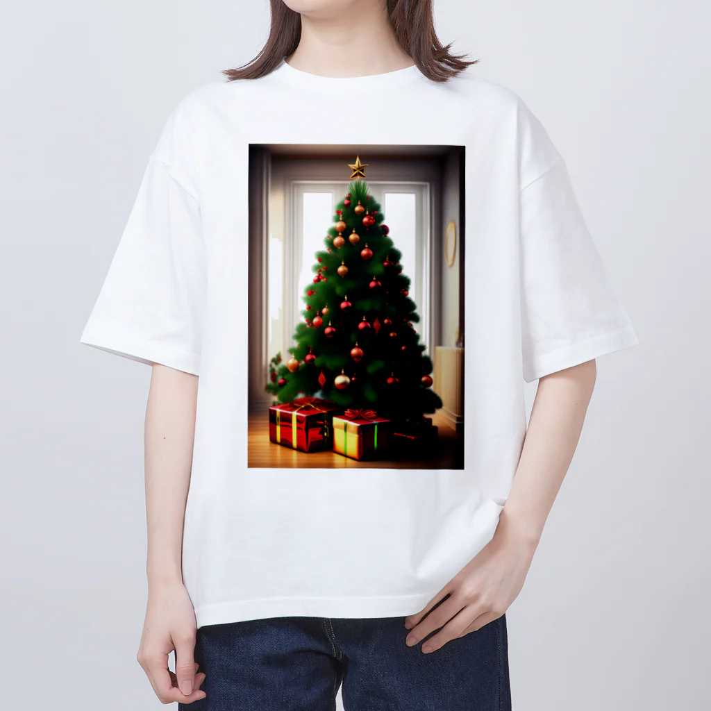 千裕アトリエ（いつもありがとう）のクリスマスギフトとツリー オーバーサイズTシャツ