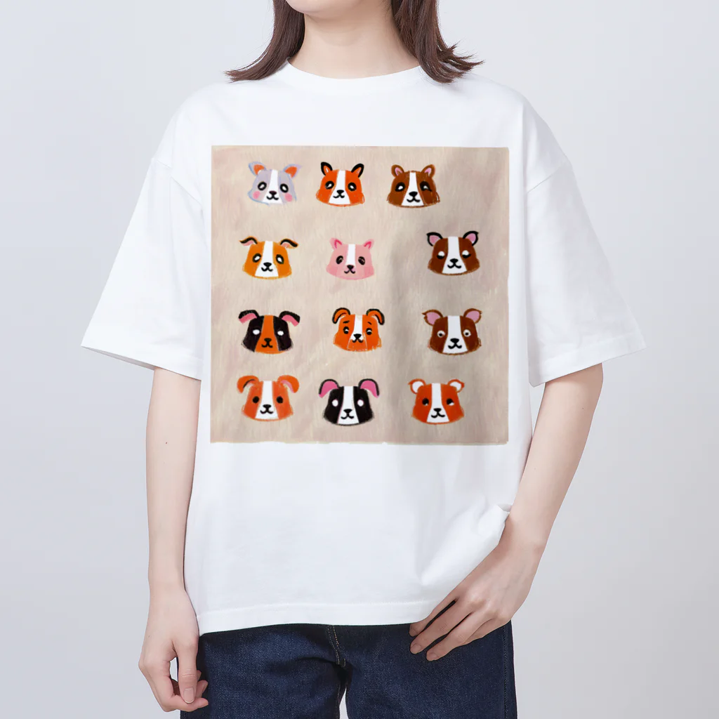 めんたいこのゆるいあにまるず オーバーサイズTシャツ