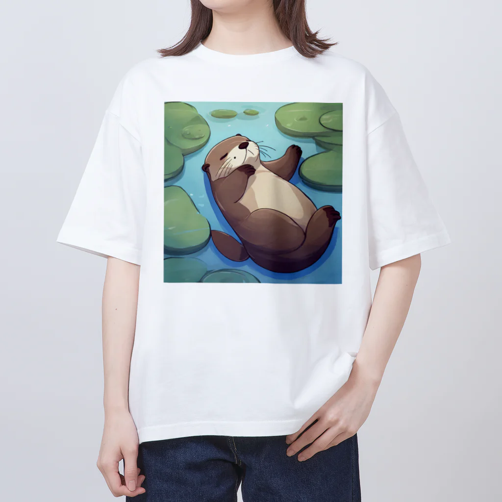 TADの部屋のフニャフニャカワウソくん Oversized T-Shirt