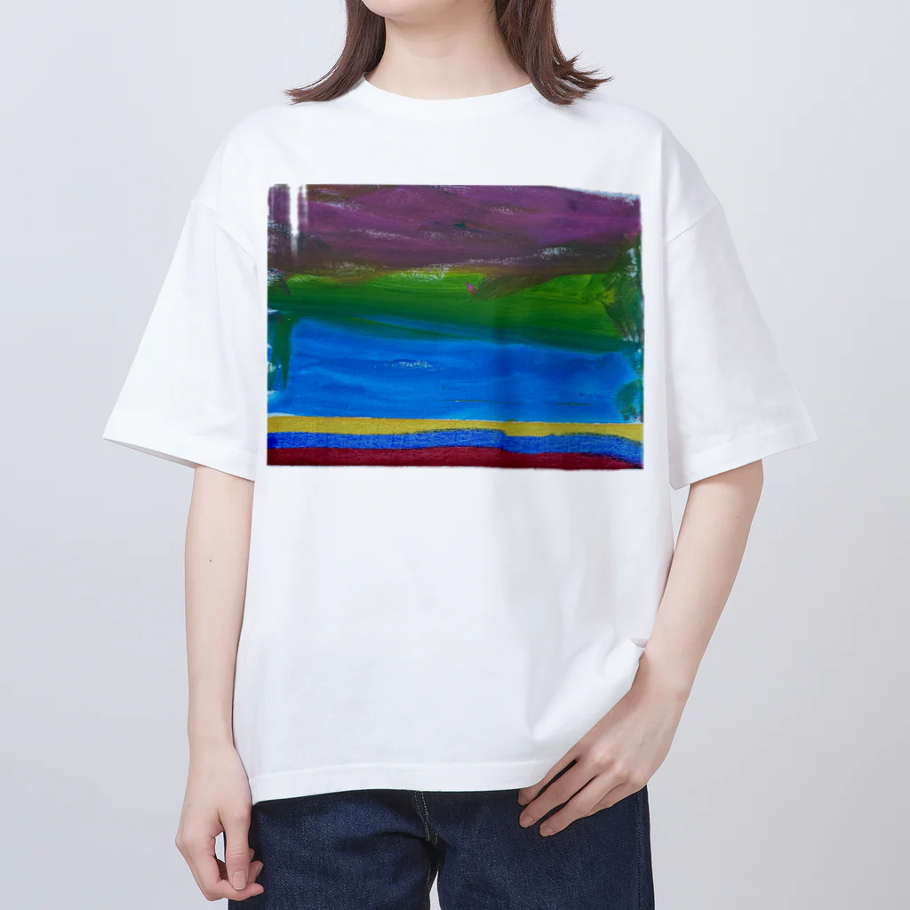 kokorozasuのぽっ オーバーサイズTシャツ