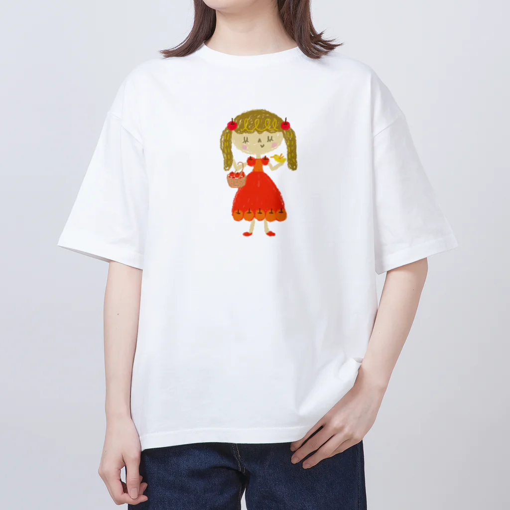 メリーメリークリスマスランドのApple Princess りんごちゃん Oversized T-Shirt