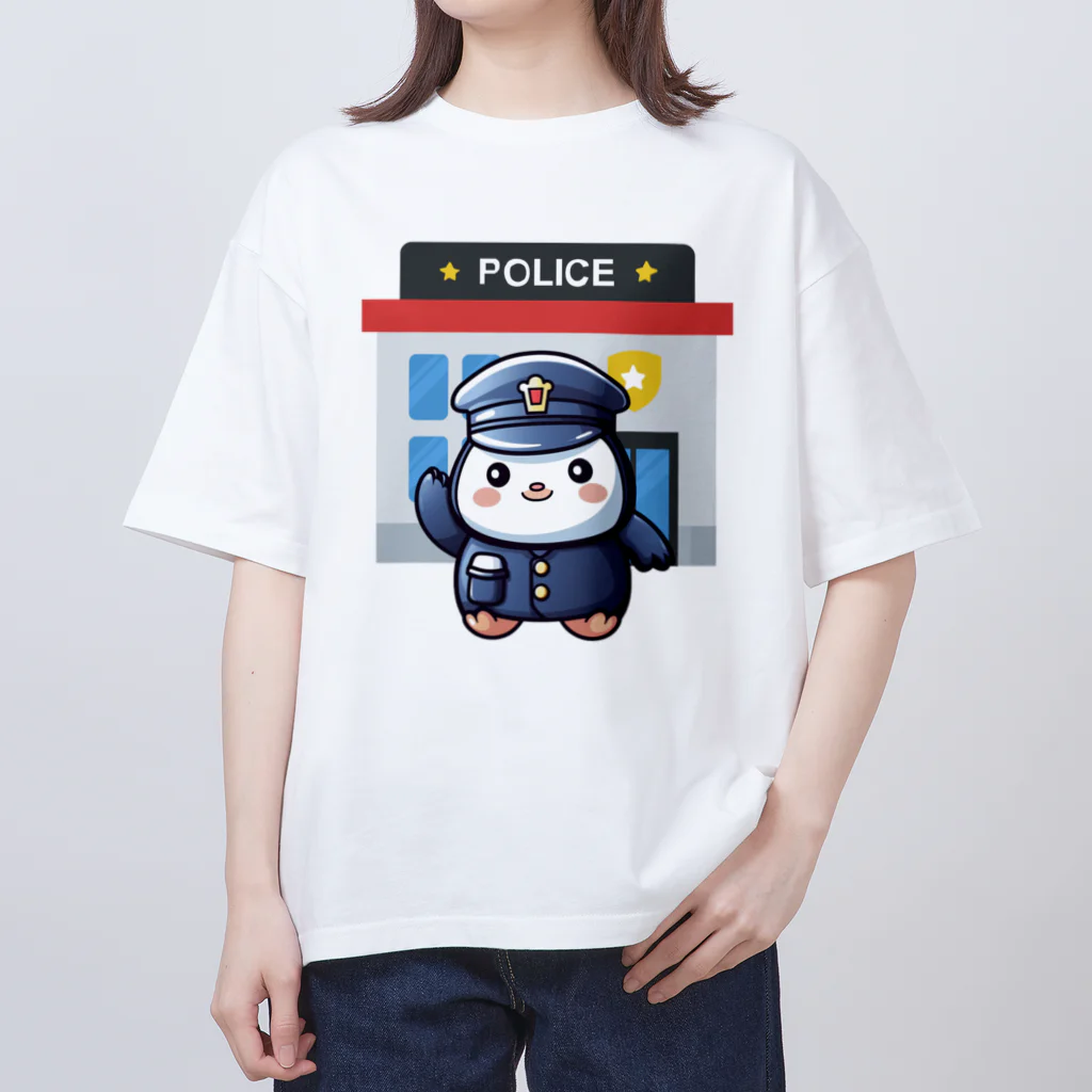 MistyStarkのペンギン警察官 オーバーサイズTシャツ