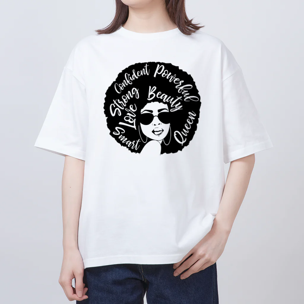 MELLOW-MELLOWのAfro woman オーバーサイズTシャツ