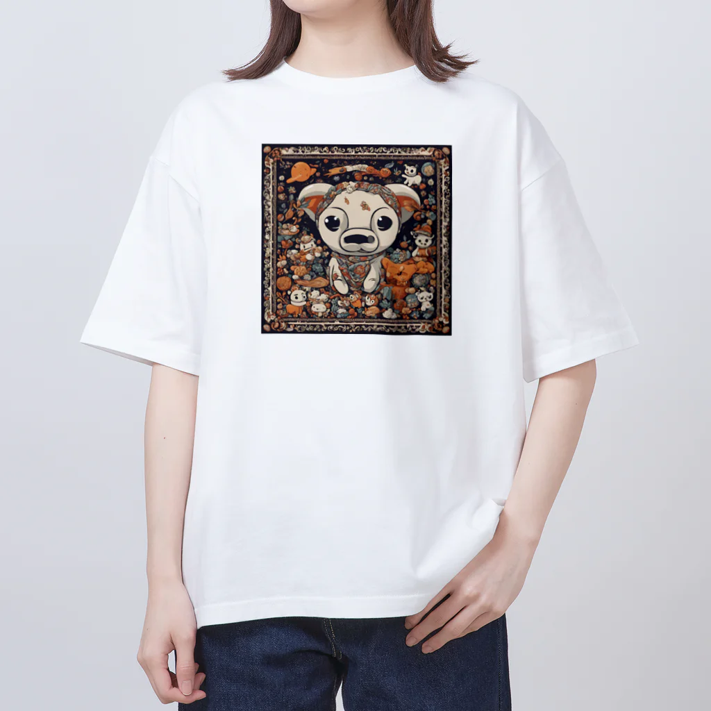 REDダンディーのイッヌアート Oversized T-Shirt