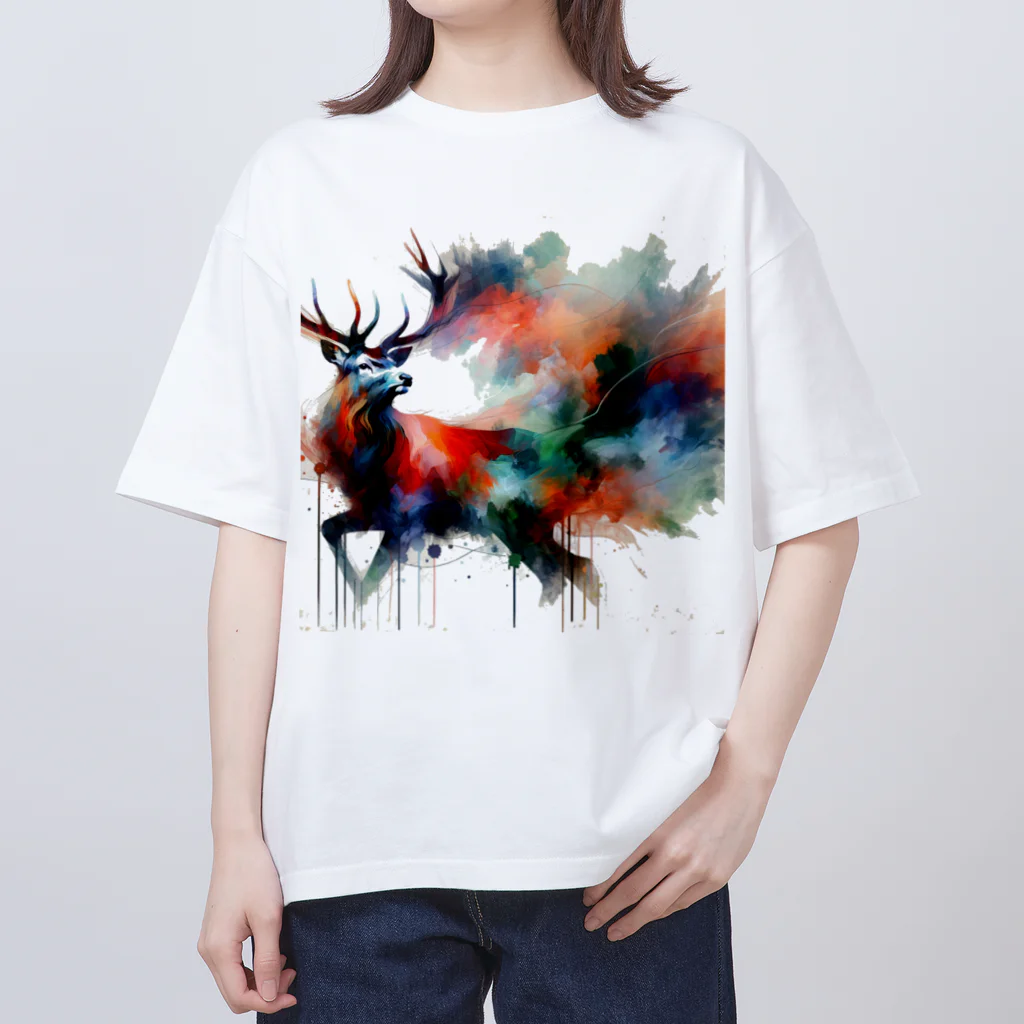 A3StudioのA3S 美しい動物 Oversized T-Shirt