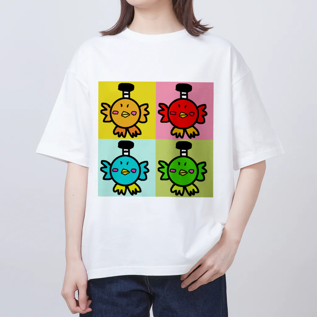 ピヨ☆ショップの～☆ピヨ侍四兄弟☆～ Oversized T-Shirt