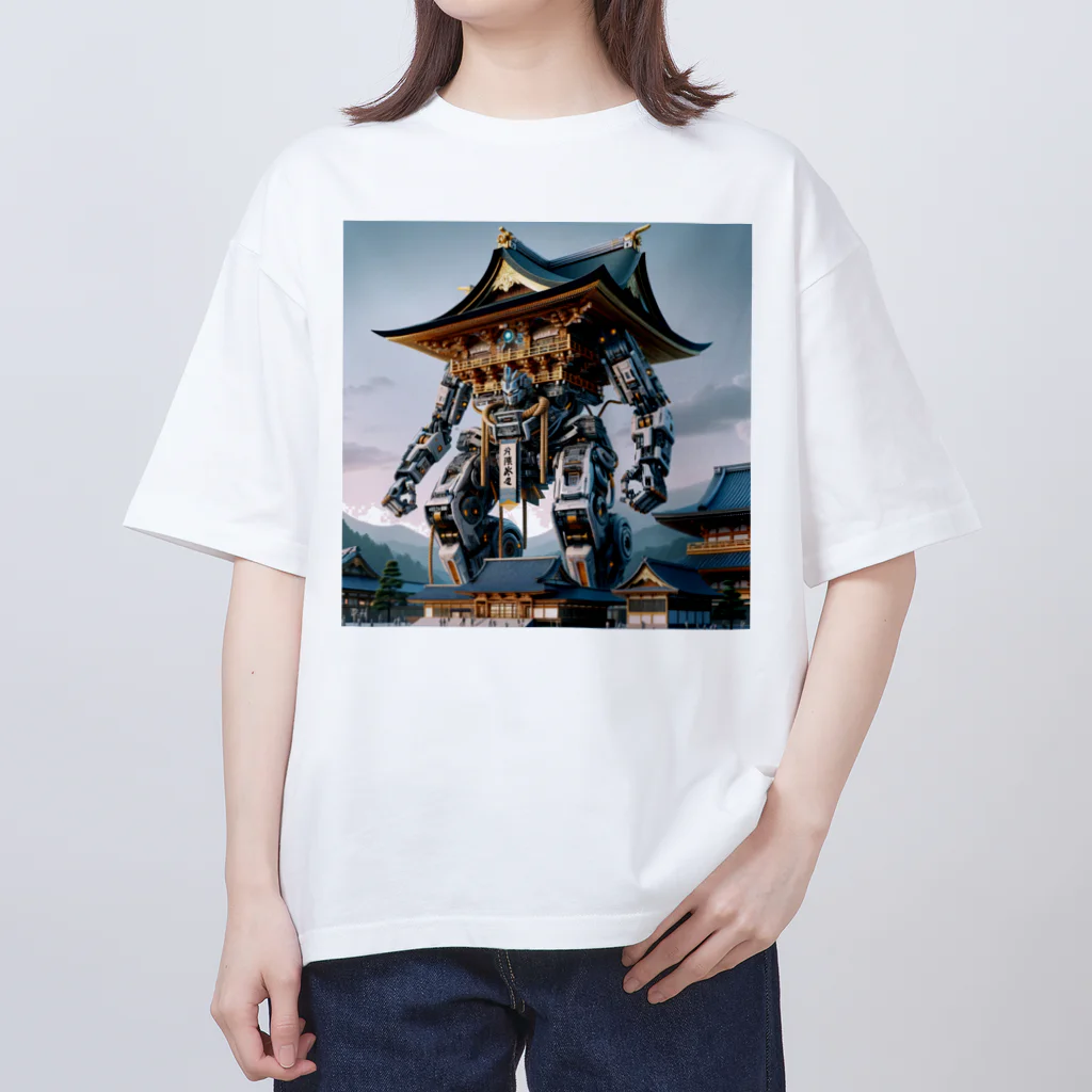 こまイヌ屋たちの出雲大社ロボ Oversized T-Shirt