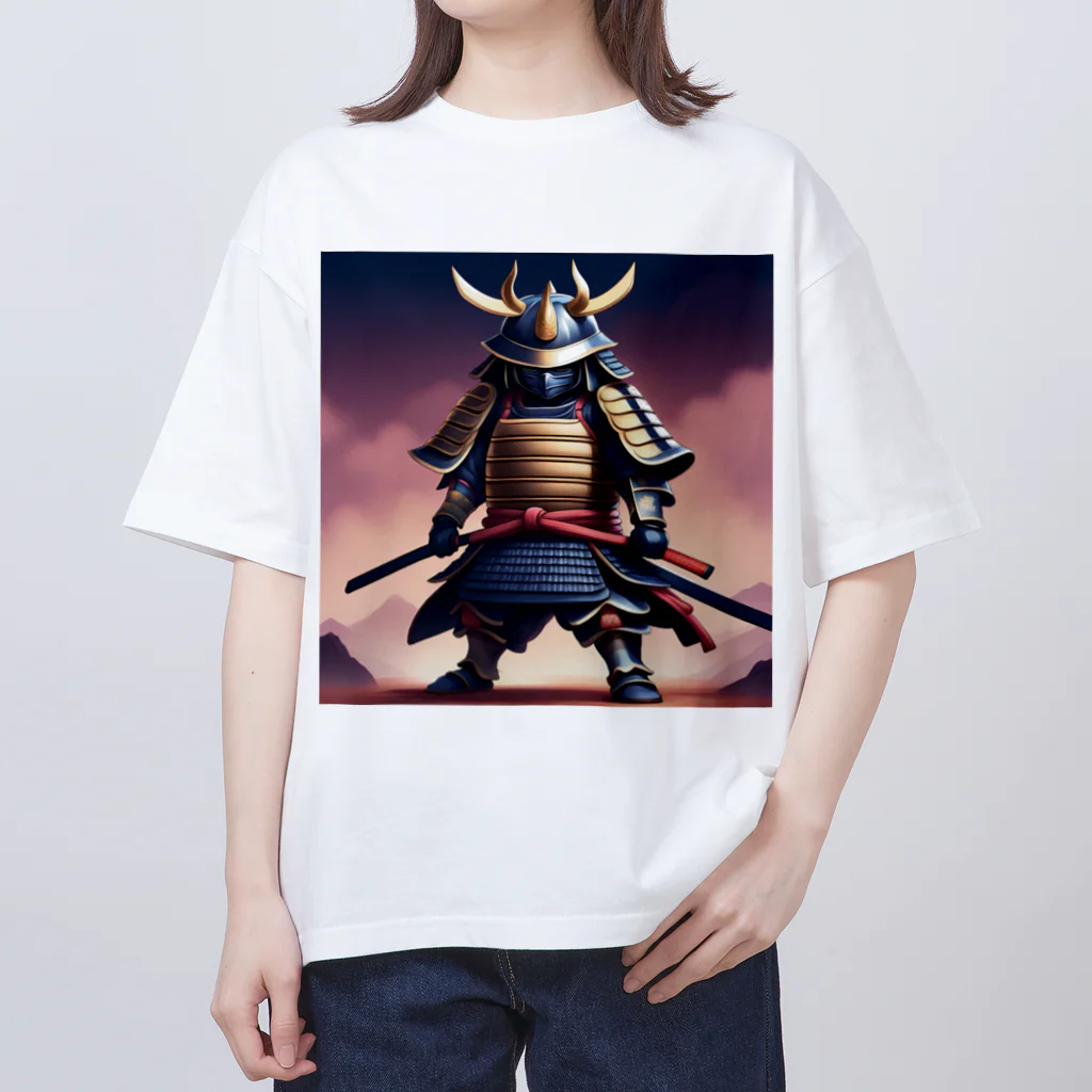 Zamurai【侍-samurai-】アートのZamurai【甲冑】ディフォルメ オーバーサイズTシャツ