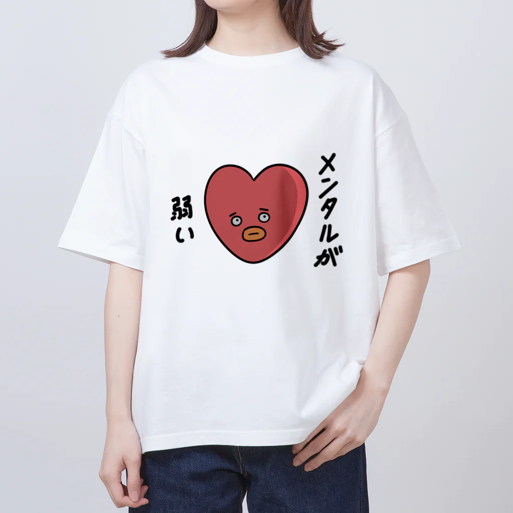 まがおのメンタル弱い オーバーサイズTシャツ