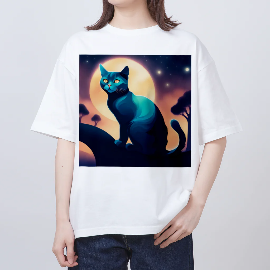 syouのファンタジーキャット オーバーサイズTシャツ