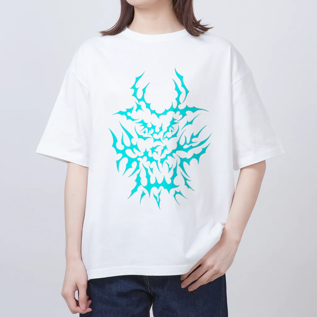 電光石火愚羅符威駆の電光石火龍 Oversized T-Shirt