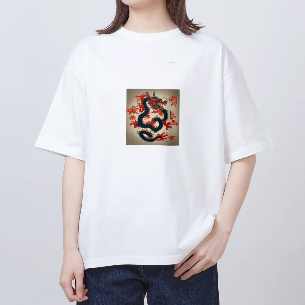 phoenix_jpの風水のドラゴン オーバーサイズTシャツ