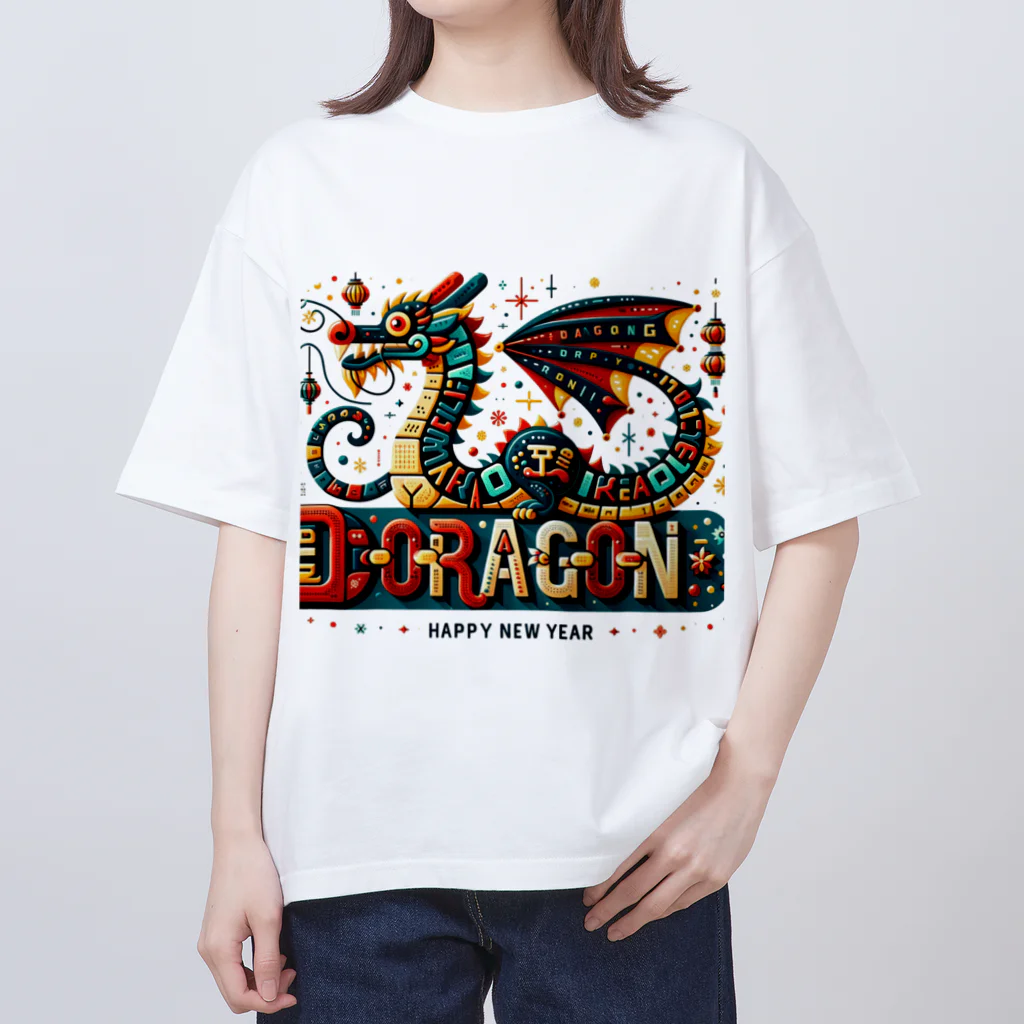 FX海外のドラゴンｎｅｗｙｅａｒ オーバーサイズTシャツ