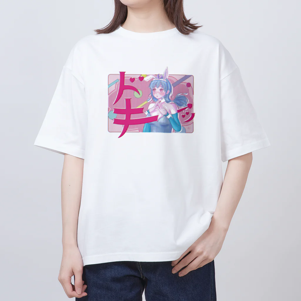 nbs marketの動悸バニーちゃん Oversized T-Shirt