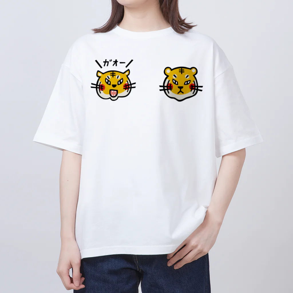 okamemonoの虎ガオー Oversized T-Shirt