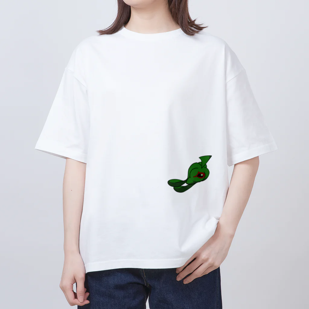 G-P 甘唐辛子@ ‾\_(ツ)_/‾の泳げピーマンくん Oversized T-Shirt