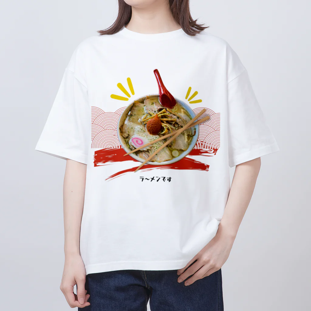 willilliwの日本「タベモノ」 Oversized T-Shirt
