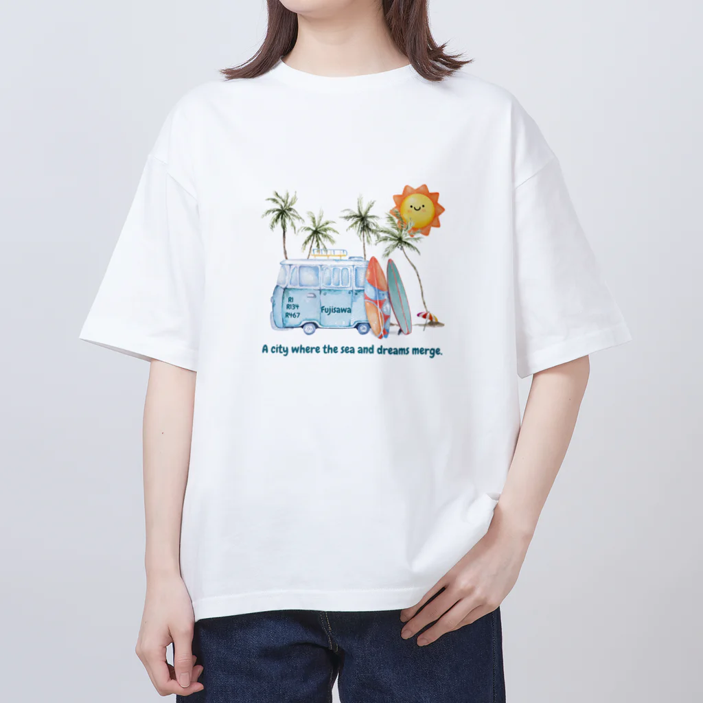 CyberArmadilloの湘南アイテム オーバーサイズTシャツ