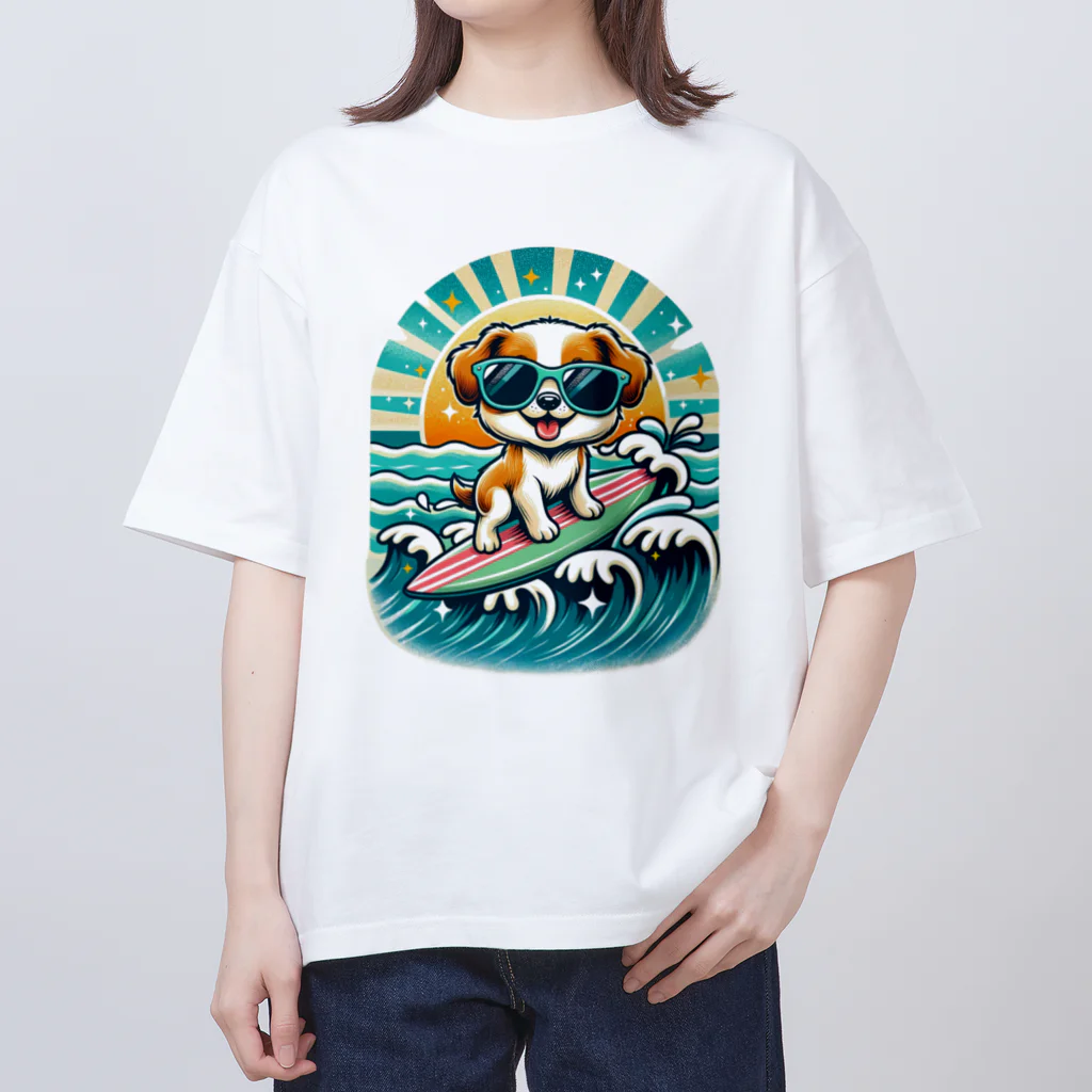 sakurafubukiのワンダーフル・ウェーブ・ライダー オーバーサイズTシャツ