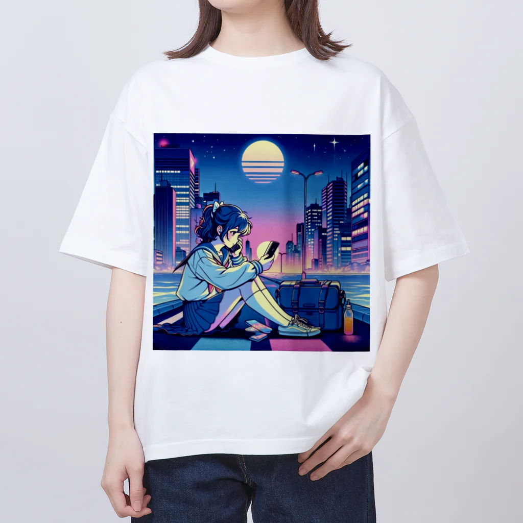 SHAKE MEのシティポップA オーバーサイズTシャツ