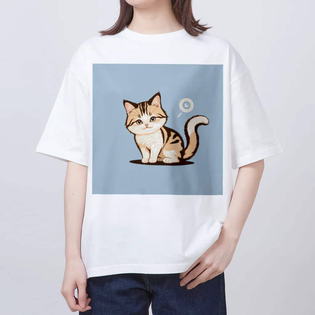 WshopTYのにゃるほどキャッツ Oversized T-Shirt