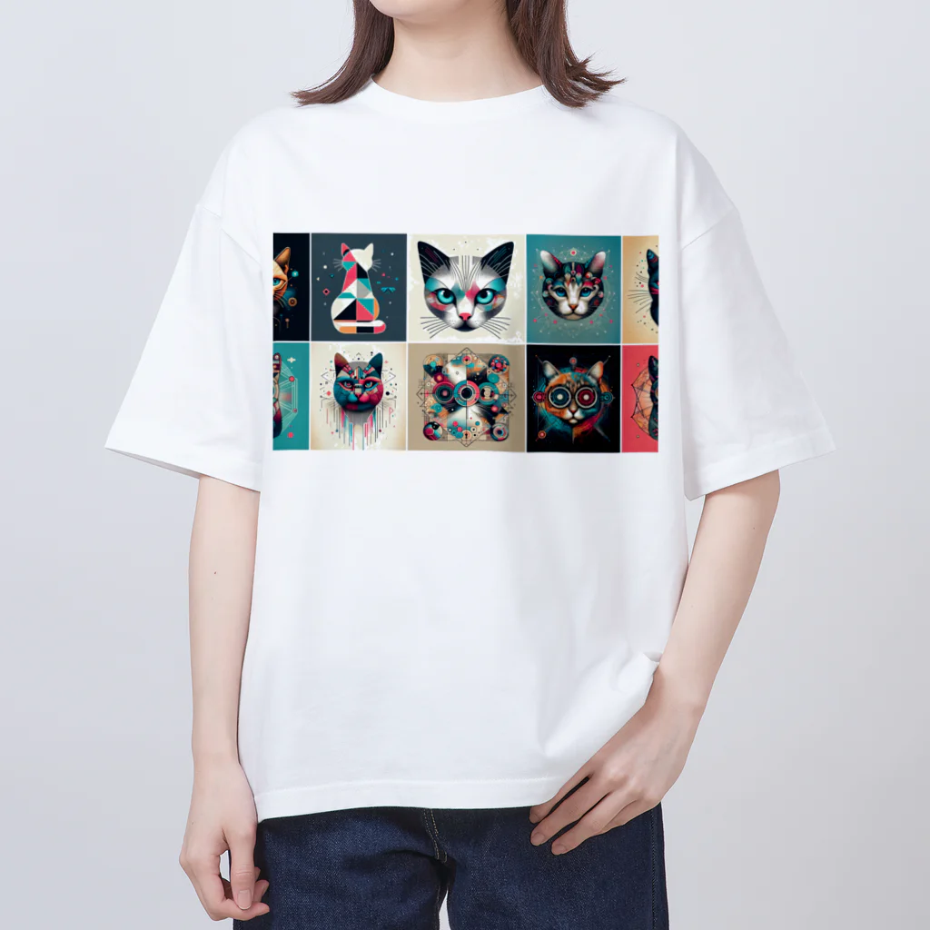 ねこの店のねこ オーバーサイズTシャツ