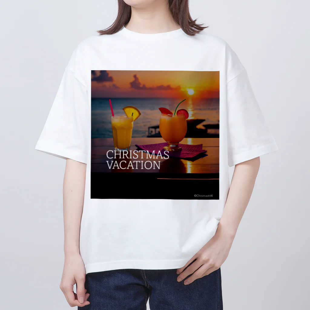 ChromastrAlのクリスマス休暇 オーバーサイズTシャツ