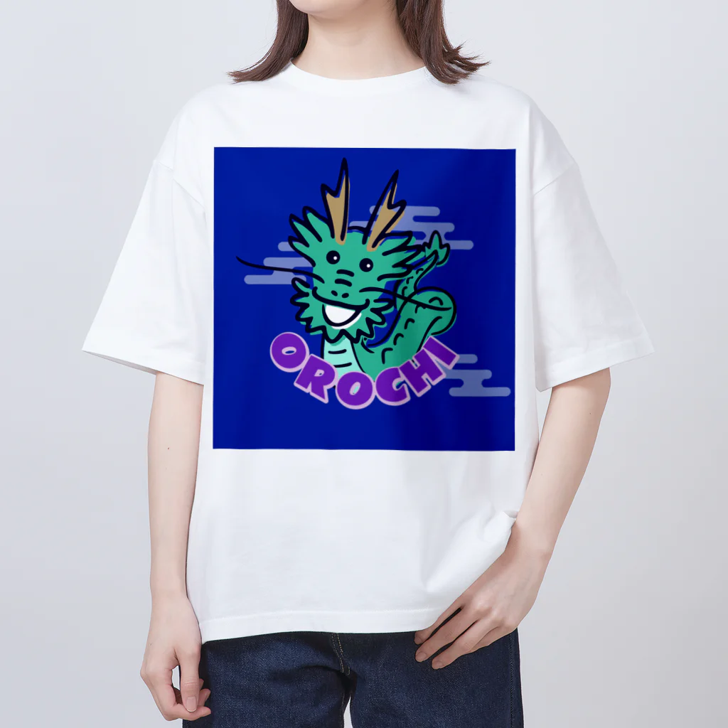 森本雄也の石見神楽_八岐大蛇@teal Oversized T-Shirt