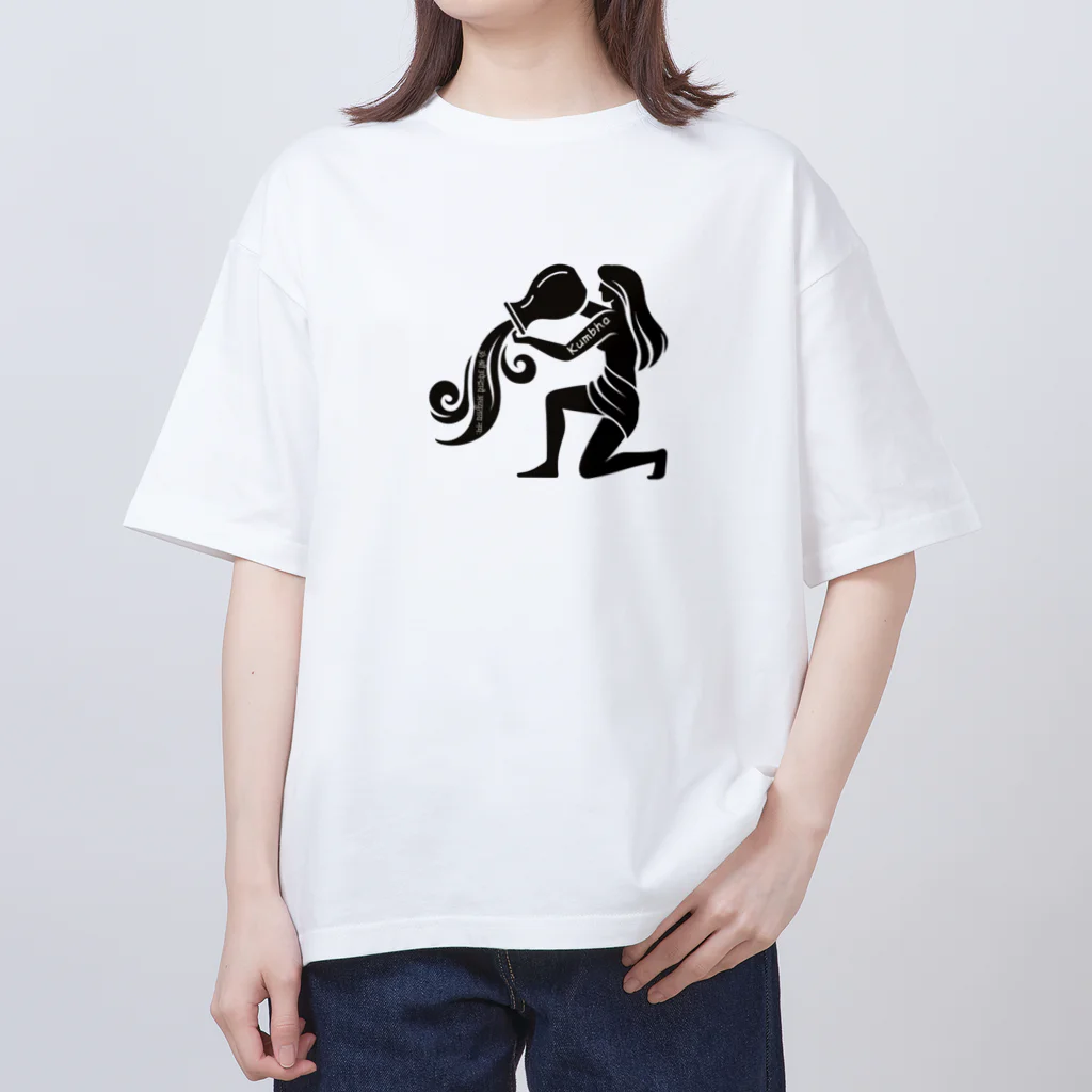 CyberArmadilloのクンバ（水瓶座） Kumbha (Aquarius) オーバーサイズTシャツ