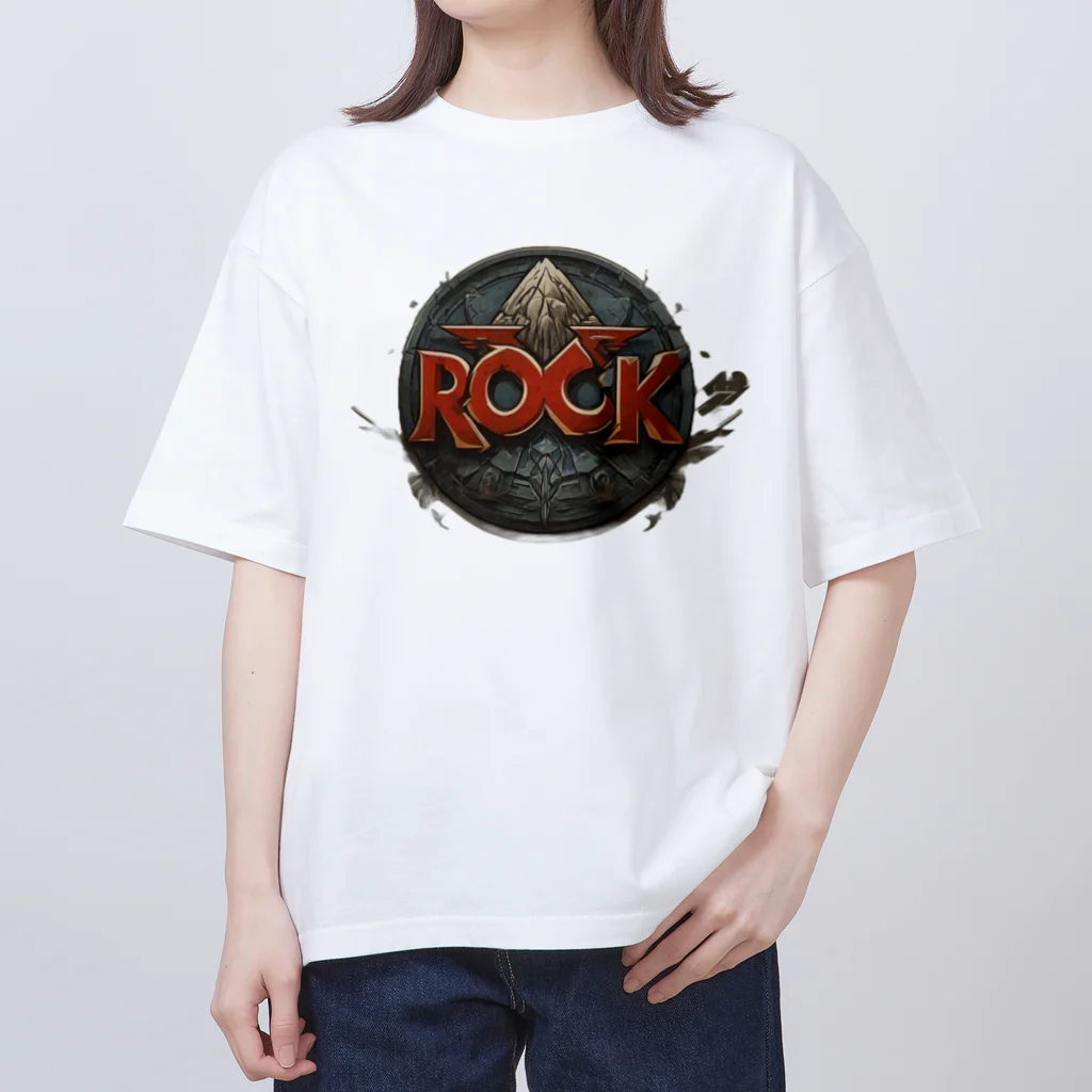 キャプテン カエルのROCKな山脈 オーバーサイズTシャツ