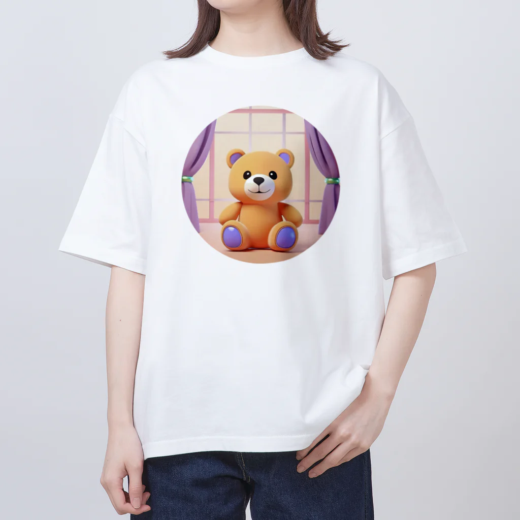 ねこじゃらんじゃらんのともくま Oversized T-Shirt